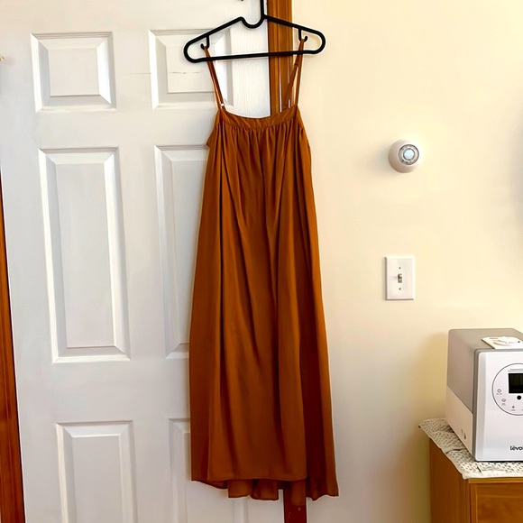 Dresses & Skirts - A New Day - mustard trapeze dress